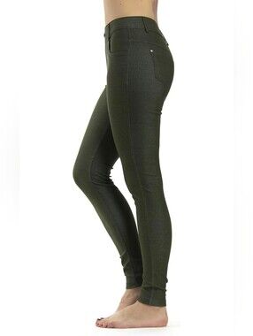 NWT Prolific Health High-Rise Olive Green Skinny pull On Pants Size Large